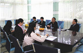 广东外语外贸大学MBA学院一行来访我院 