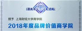 上财中欧平台荣获“2018年度品牌价值中欧平台” 